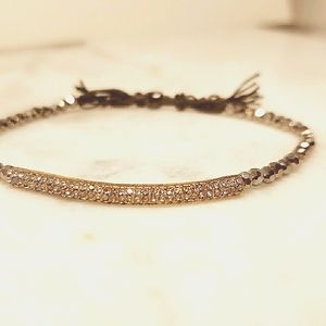 Stella and Dot Rhinestone and Rose Gold Bracelet